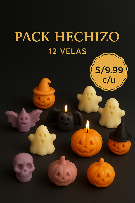 🎃Espectaculares Velas Halloween, con increíble aroma a coco👻
