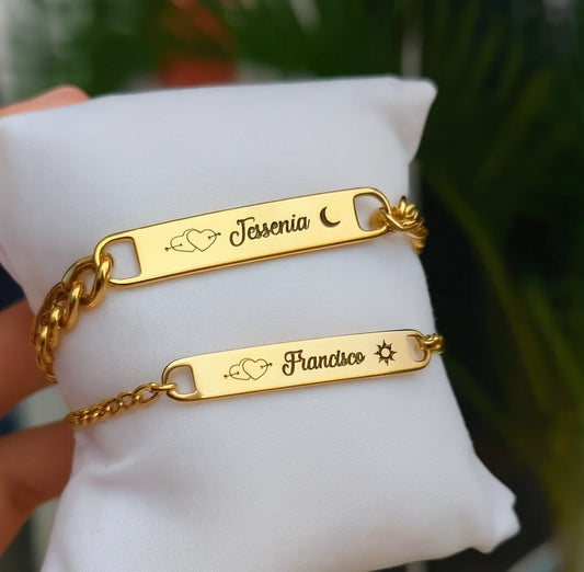 ⭐ Línea del Recuerdo – Cadenas Personalizadas para Toda Ocasión + Box de Regalo🎁