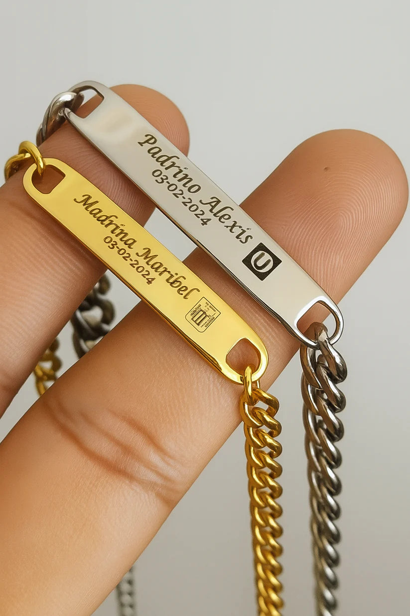 ⭐ Línea del Recuerdo – Cadenas Personalizadas para Toda Ocasión + Box de Regalo🎁